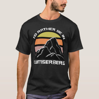 Flumserberg Vintager Sonnenuntergang T-Shirt