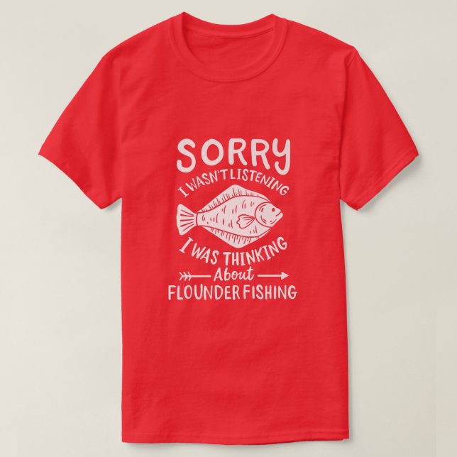 Flunder Fisch Fluge Premium T-Shirt (Design vorne)