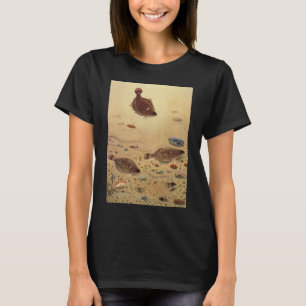Flundern oder Plattfische, Vintage Meeresleben Oze T-Shirt