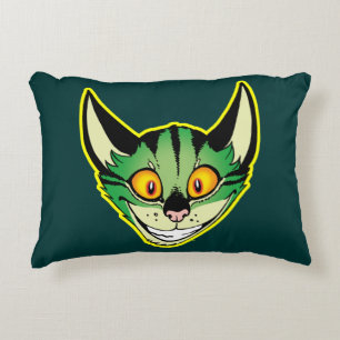 Fluorescent Cartoon Cat Accent Pillow Dekokissen