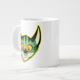 Fluorescent Cartoon Cat Jumbo Tasse