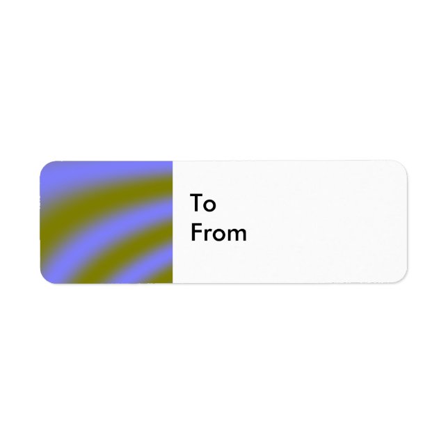 Fluorescent Clouds Custom Gift Tags (Vorne)