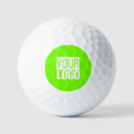 fluorescent green - add your logo golfball