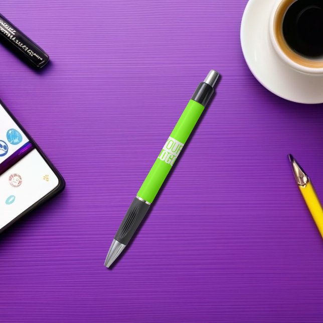 fluorescent green - add your  logo  kugelschreiber (Von Creator hochgeladen)