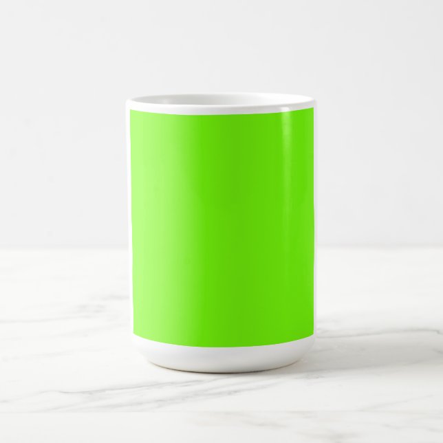 Fluorescent Green Kaffeetasse (Mittel)