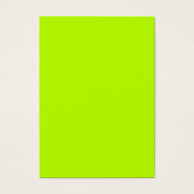 Fluorescent Lime Green Neon Yellow Personalisiert (Vorderseite)
