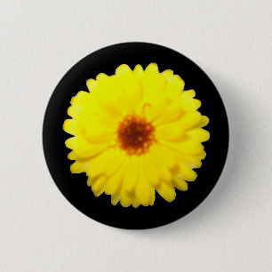 Fluorescent Marigold Button