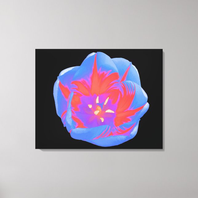Fluorescent Tulip Canvas Print Leinwanddruck (Vorderseite)