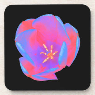 Fluorescent Tulip Cork Untersetzer