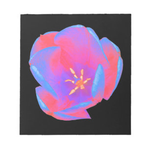 Fluorescent Tulip Notepad Notizblock