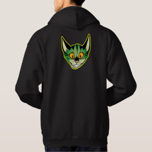 Fluoreszenz-Cartoon Kat Hooded Sweatshirt