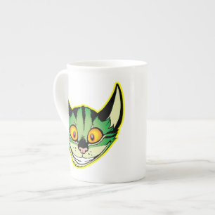 Fluoreszenz-Cartoon Katzenknochen China Tasse