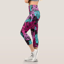 Fluoreszenz-tropische Blätter