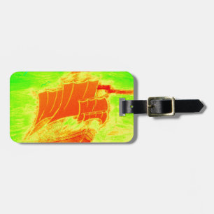Fluoreszenzsegler Gepäckanhänger