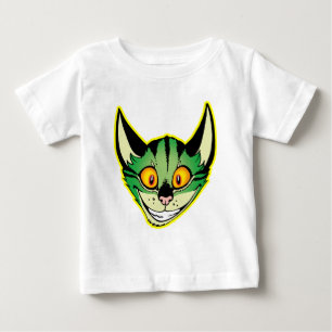 Fluoreszierendes Cartoon-Katz-Baby-T-Shirt Baby T-shirt