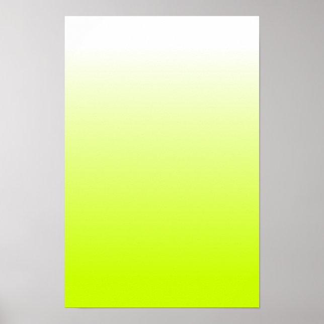 fluoreszierendes Gelbstrahler Poster (Vorne)