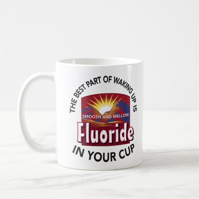 Fluorid in Ihrer Schale Tasse (Links)