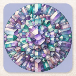 Fluorit Gemstone Untersetzer Set