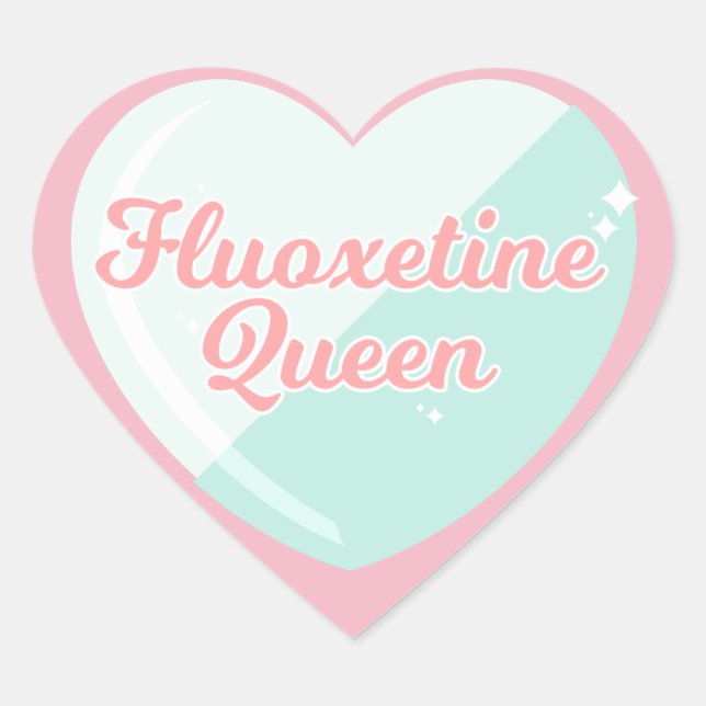 Fluoxetin Queen Sticker (Vorderseite)