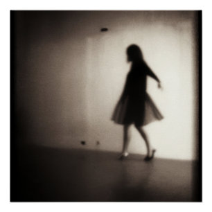 Flur, wo Schatten tanzt Poster