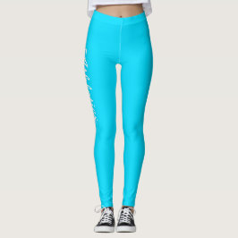 Fluro Green Personalization Leggings