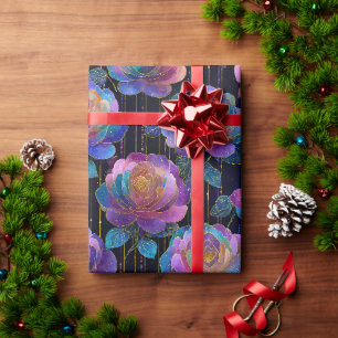 Flurweite mit rotem Ribbon-Bogen Geschenkpapier