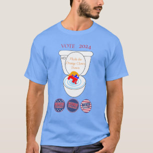 Flush the Orange Clown Thunder_Cove T-Shirt