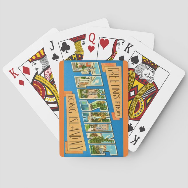 Flushing NY Grußkarten Spielkarten (Rückseite)