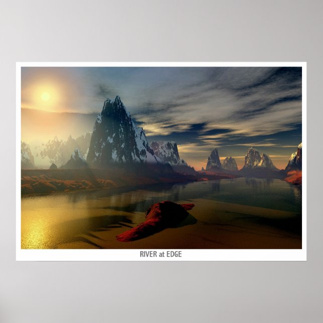 Fluss am Rande der Welt Poster (Vorne)
