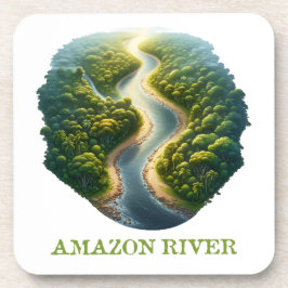 Fluss Amazon Getränkeuntersetzer