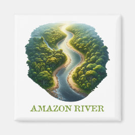 Fluss Amazon Magnet