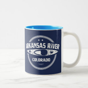 Fluss Arkansas, Colorado Zweifarbige Tasse