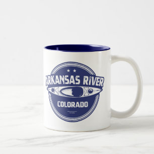 Fluss Arkansas, Colorado Zweifarbige Tasse