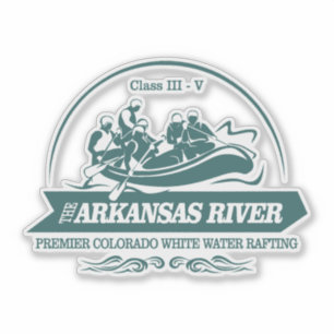 Fluss Arkansas (Rafting2) Aufkleber