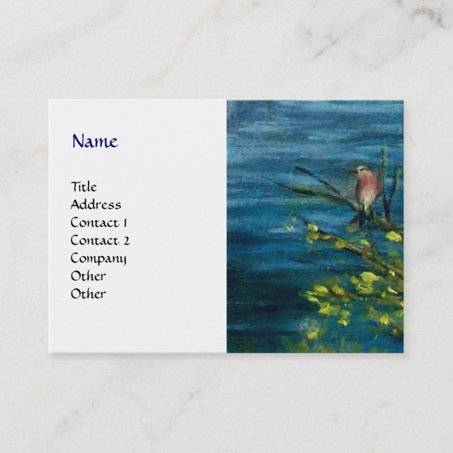 FLUSS ARNO BEI ROVEZZANO Florenz Toskana Landschaf Visitenkarte (Vorderseite)