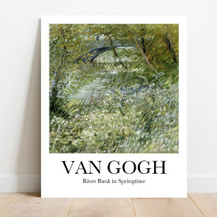 Fluss Bank in Springtime von Vincent van Gogh Poster