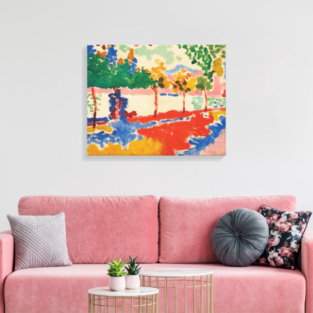 Fluss Banks | Andre Derain | Leinwanddruck (Insitu (Wohnzimmer))