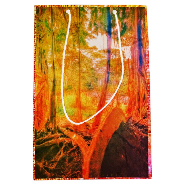 Fluss Banyan/Wander mit Sternen Eve Mittlere Geschenktüte (Vorderseite)