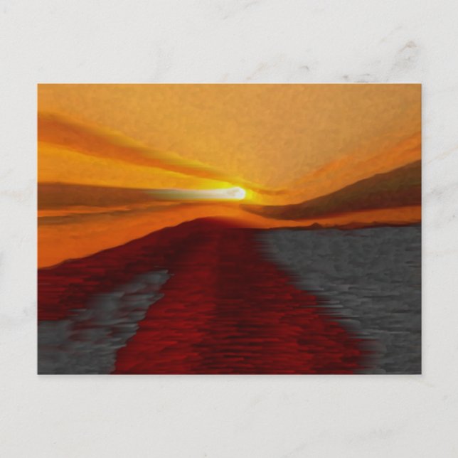 Fluss Bend Postkarte (Vorderseite)