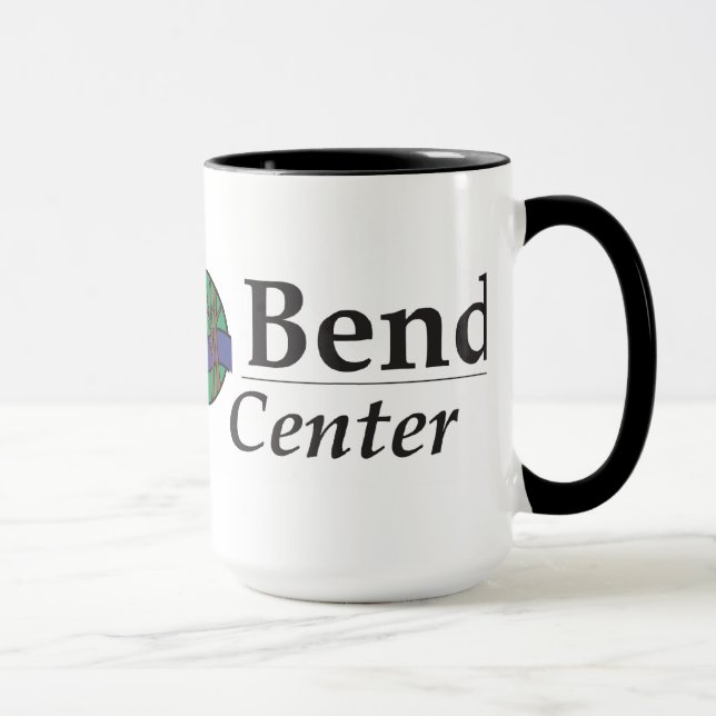 Fluss-Biegungs-Logo-Kaffee-Tasse Tasse (Rechts)