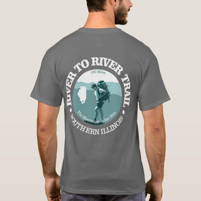 Fluss bis Fluss Trail (T) T-Shirt (Rückseite)