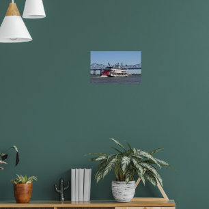 Fluss-Boot Poster