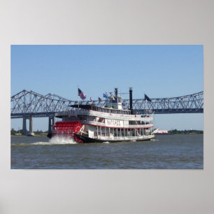 Fluss-Boot Poster