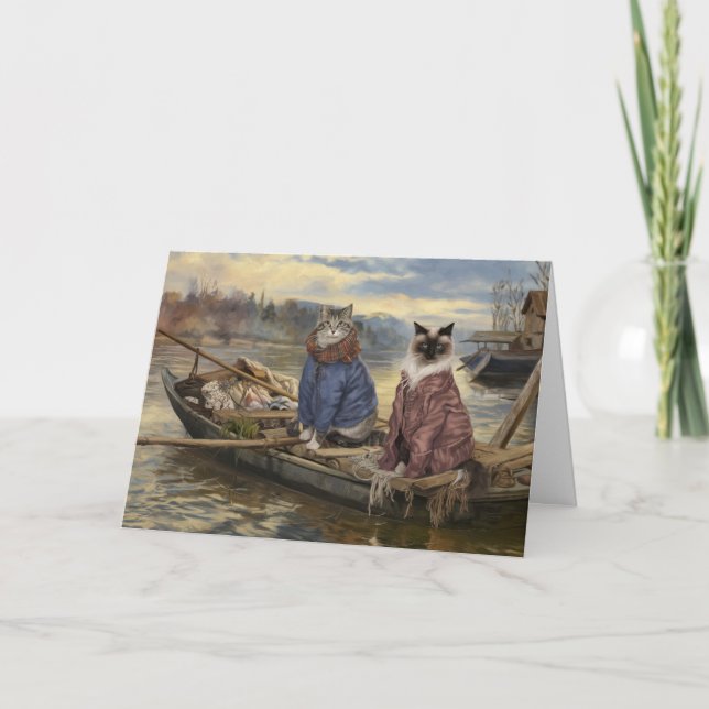 Fluss Cats Karte (Vorderseite)