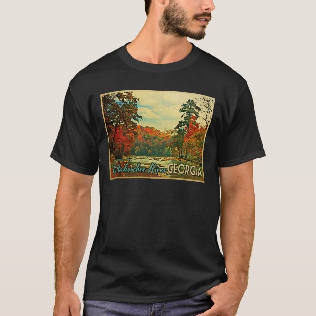 Fluss Chattahochee Georgia T-Shirt (Vorderseite)