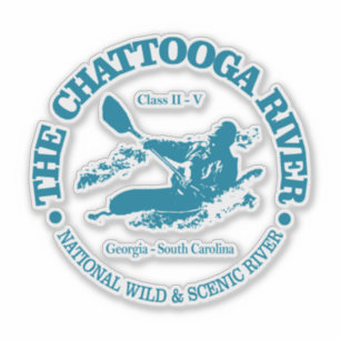 Fluss Chattooga (K2) Aufkleber