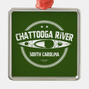 Fluss Chattooga, South Carolina Ornament Aus Metall