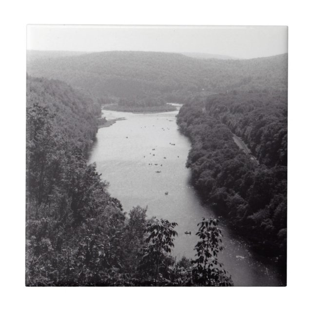 Fluss Circle Fliese (Vorderseite)