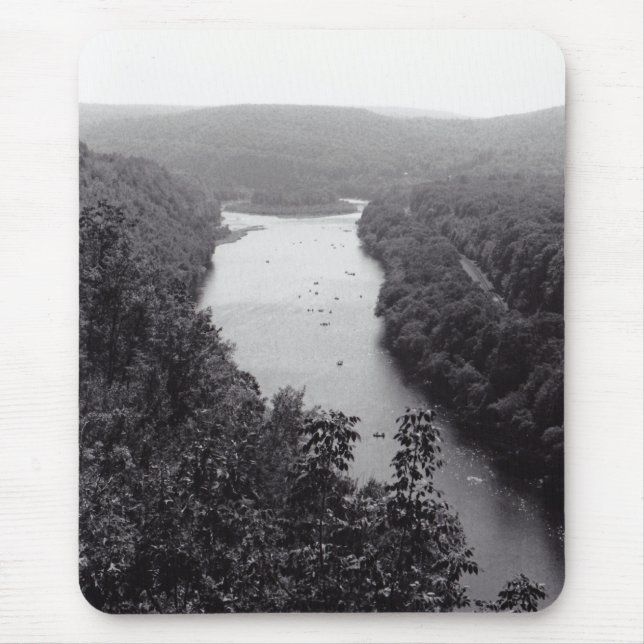 Fluss Circle Mousepad (Vorne)