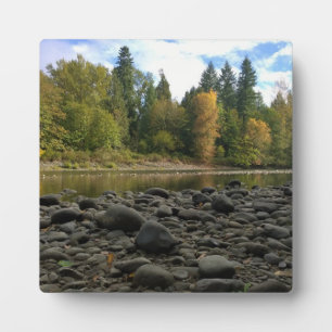 Fluss Clackamas, OR Fotoplatte